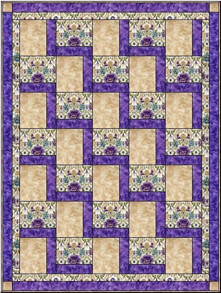 Stepping Up Free 3 Yard Quilt Pattern Easy Quilts Quilts Quilt