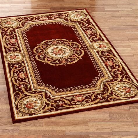 Elegant Medallion Wool Area Rugs