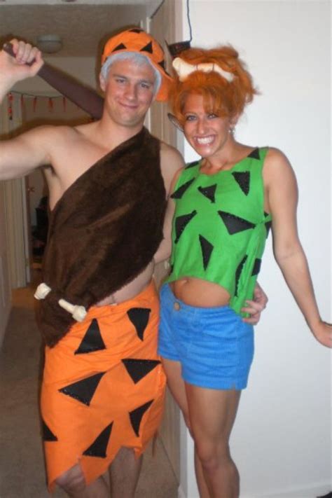 Couples Costume By Gayla Pebbles And Bambam Diy Costume