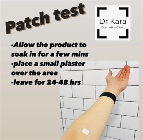 How To Do A Skincare Patch Test Dr Kara Cosmetic Clinic