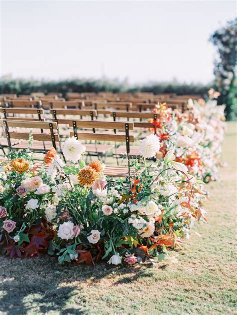 Aisle Flowers We Love Them Because They Are Unexpected In The Best Way