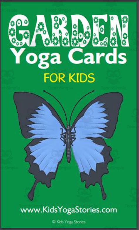 Kids Yoga Stories Garden Yoga Cards For Kids By Teach Simple