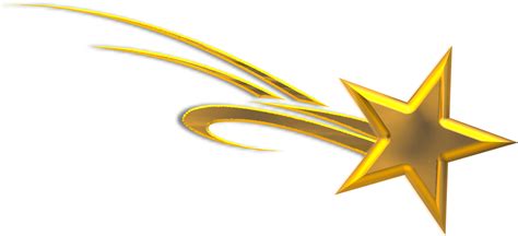 Gold Shooting Star Png Clipart Background Png Play