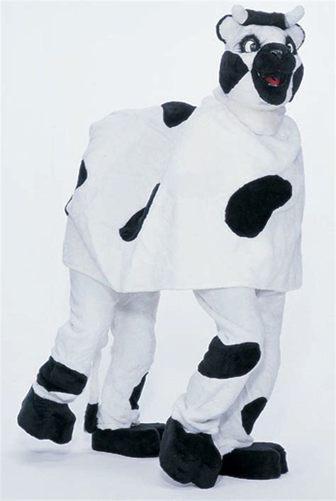 Cow Mascot Costume Cosplay Parade Party Dress Outfit Adult Suit