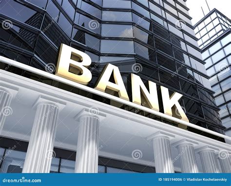 Big Build Bank Stock Illustration Illustration Of Banking 185194006