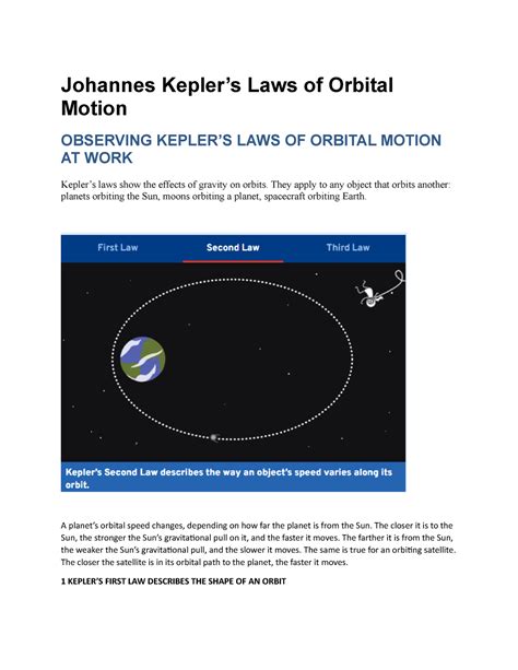 Keplers Three Lawsof Planetary Motion Johannes Keplers Laws Of