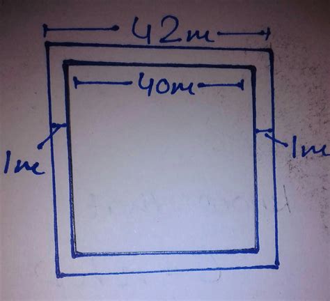A garden is in shape of a square of side length 40m..now if a man runs around the garden in such