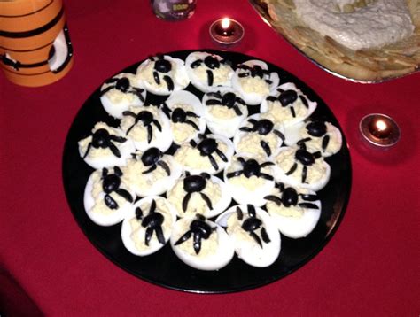 Spooky spider deviled eggs | Deviled eggs, Spooky spiders ...