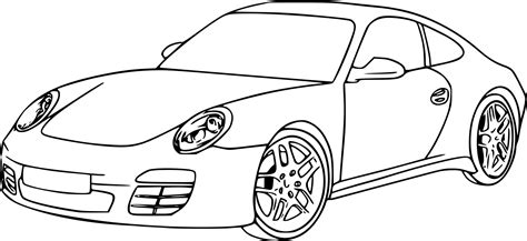 Coloriage De Voiture De Sport A Imprimer Gratuit Coloriage