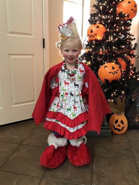 Halloween 2017 Cindy Lou Who The Grinch Costume Grinch