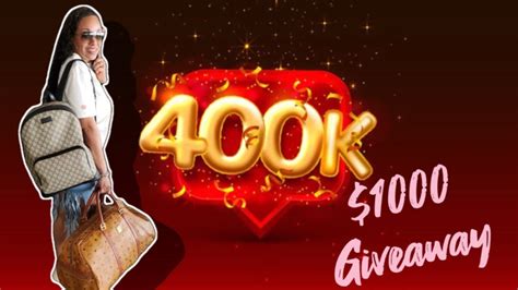 400k Live 1000 Giveaway Youtube