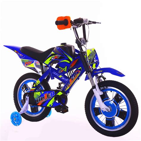Aonin 2017 New Motorcycle Style Childrens Bike 12 16 20 Inch Damping