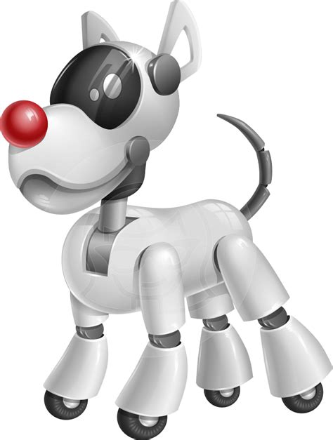 Robot Dog Cartoon Character 77 Stock Vector Images Graphicmama