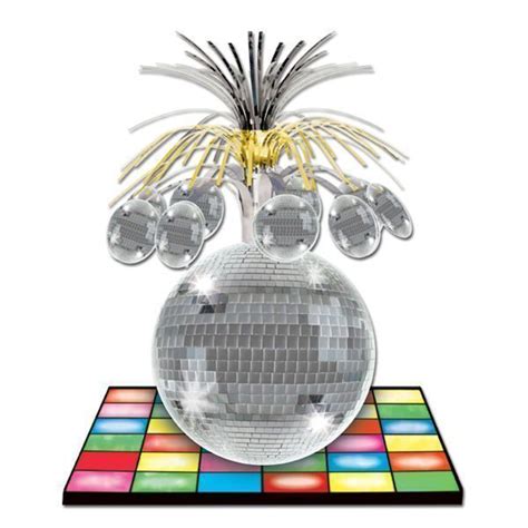 Funky 70s Disco Ball Centerpiece Party Decoration Saturday Night Fever