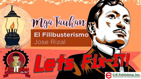 Mga Tauhan Ng El Filibusterismo Ni Dr Jose Rizal Simbulismo Youtube