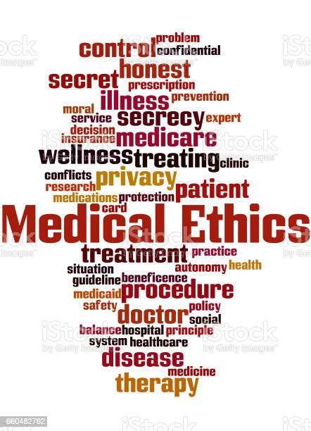 Medical Ethics Word Cloud Concept 9 Stock Illustration Download Image