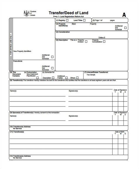 Free 23 Deed Forms In Pdf