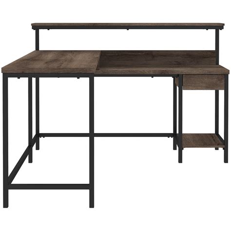 Signature Design By Ashley Arlenbry H275 24 L Desk With Storage And
