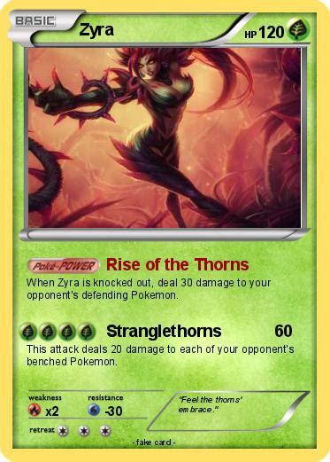 Pokémon Zyra 4 4 Rise Of The Thorns My Pokemon Card