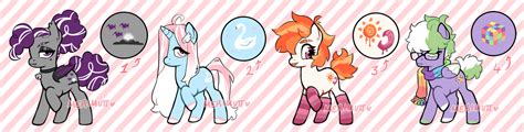 Mlp Pride Flags Pony Adopt Batch 1 Open Reduced By Merimutt On Deviantart