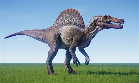 Tom Carruthers Jurassic World Evolution Spinosaurus Texturing