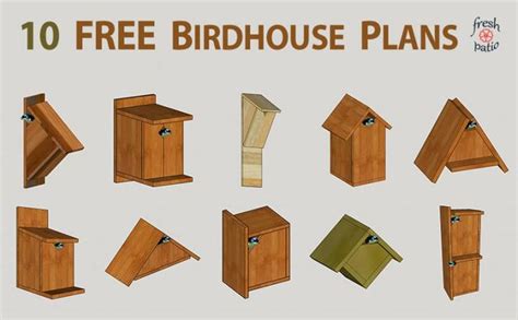 Free Easy DIY Wood Birdhouse Plans | Bird house plans free, Bird houses
