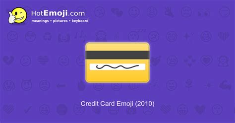 💳 Credit Card Emoji Meaning With Pictures From A To Z