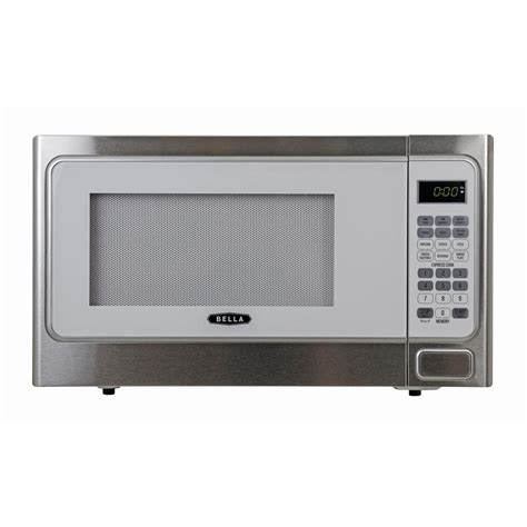 Bella 11 Cu Ft1000 Watt Countertop Microwave Oven In White With