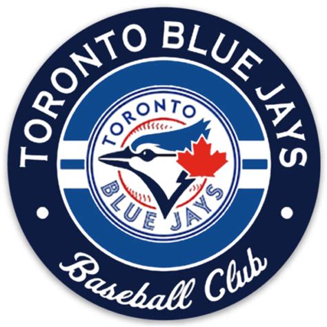 Toronto Blue Jays Baseball Club Logo Type Die Cut Round Magnet Ebay