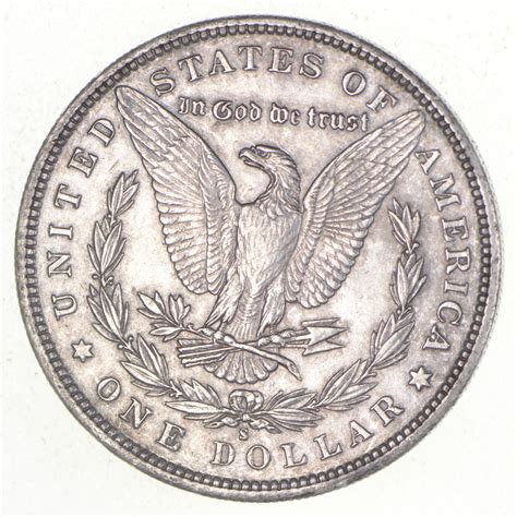Ww Early 1890 S Morgan Silver Dollar 90 Us Coin Nice Coin