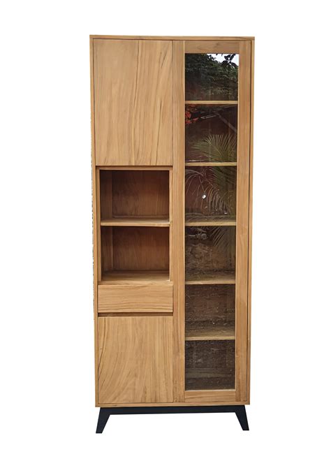 Pre Order Calixta Solid Wood Display Cabinet