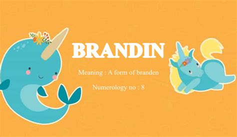 Brandin Name Meaning