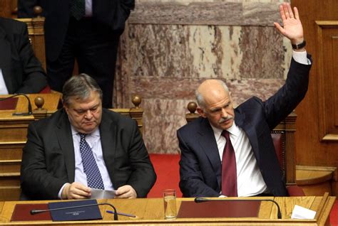 Greek Leader Papandreou Wins Vote In Push To Save Debt Deal The New York Times