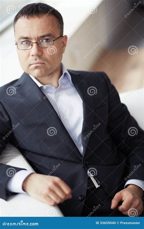Attractive Businessman Stock Photo Image Of Attractive 33659040