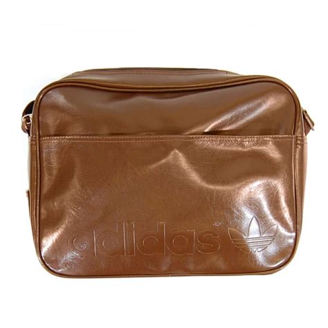 Adidas Originals Ac Airline Bag Vintage Brown Mens Accessories From