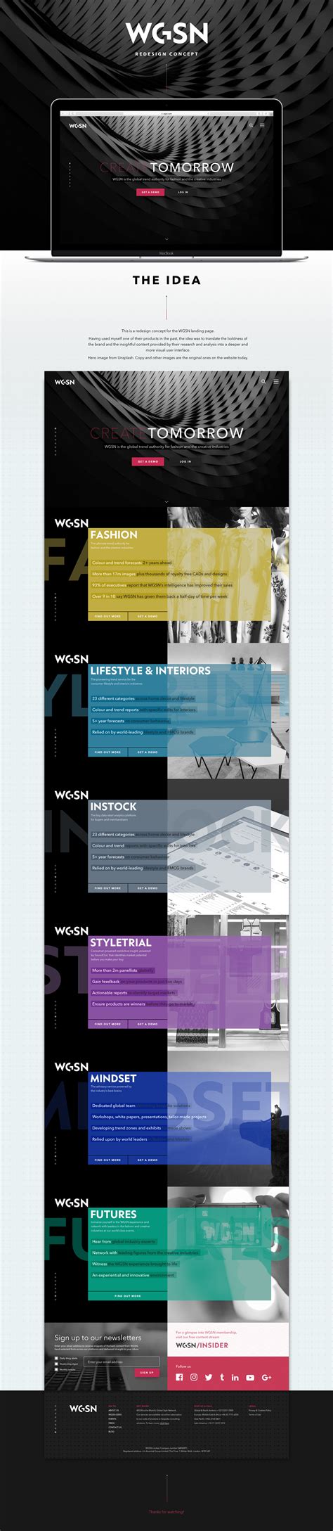 wgsn-redesign-concept-on-behance-concept,-redesign,-web