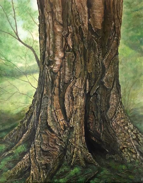 Old Maple By Gianetta Ellis Acrylic And Oil Art Appreciation