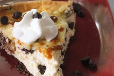 Salted Caramel Chocolate Chip Cheesecake Low Carb Sugar Free Thms