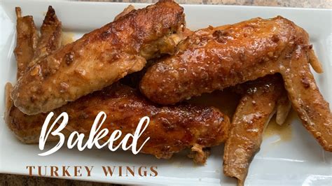 Easy Baked Turkey Wings - YouTube