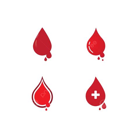 Blood Logo Icon Vector White Sign Design Vector White Sign Design