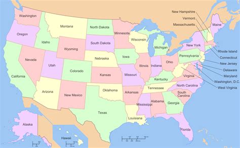 This map was created by a user. File:Map of USA with state names 2.svg - Wikimedia Commons