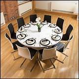 A table like this can be intimate, working especially well in tight quarters such as a small kitchen. Dining Room:10 Seat Round Extendable Dining Table 10 Seat ...