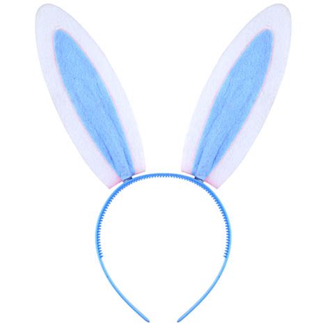 Pascua Orejas De Conejo Azul Diadema 29cm Misfiestases