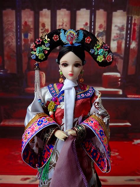 12 Collectible Chinese Girl Dolls Vintage Princess Doll Of The Qing