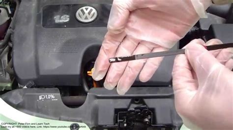 How To Do Vw Beetle New Engine Oil Check And Add Years 1997 To 2011