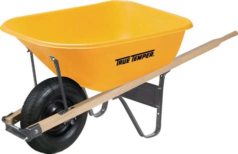 Buy True Temper Poly Wheelbarrow Yellow