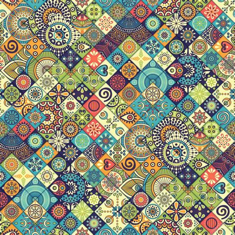 Ethnic Floral Seamless Pattern Stock Vector Image By ©vikasnezh 119286066