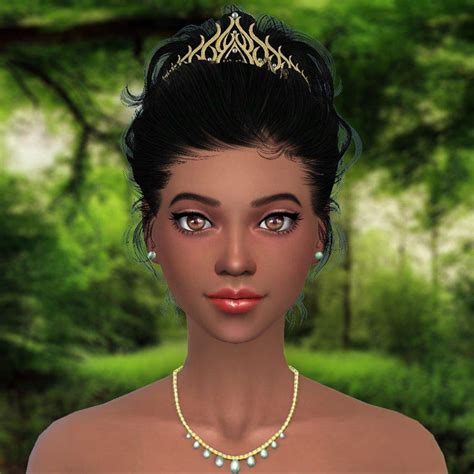 Sims 4 Princess Tiana Cc