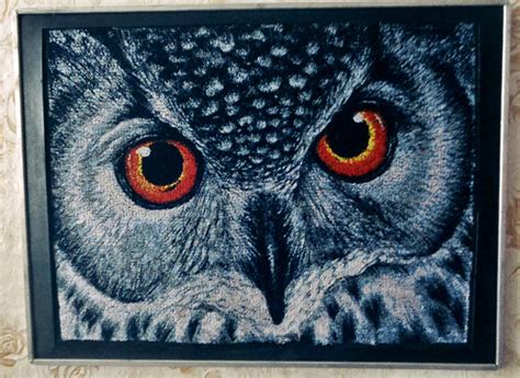 Download Owl photo stitch free embroidery design - Photo stitch ...