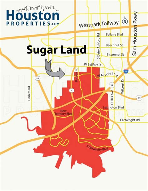 Sugar Land Texas Map Printable Maps